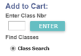 Search for classes using the Course Number entry on the form in LionPATH
